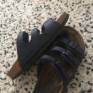 Blue Three Strap Birkenstock’s